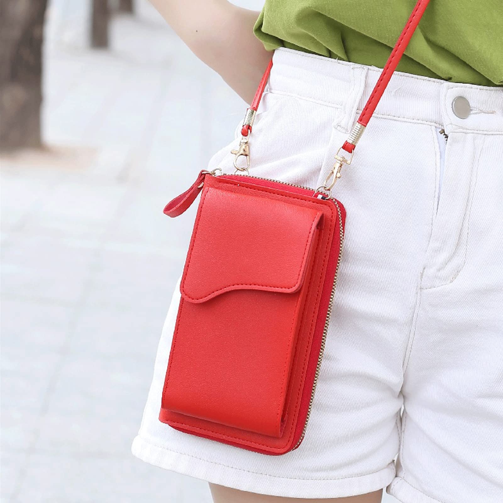 Wristlet Wallet Zipper - Omuz Çantası Kadın Küçük Çapraz Askılı