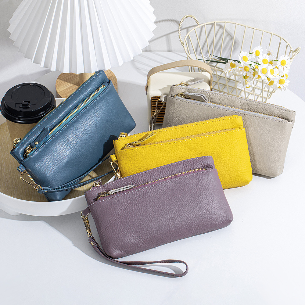 2026 Yumuşak Hakiki Deri Uzun  - Wristlet Wallet Zipper incelemesi ve fiyatı