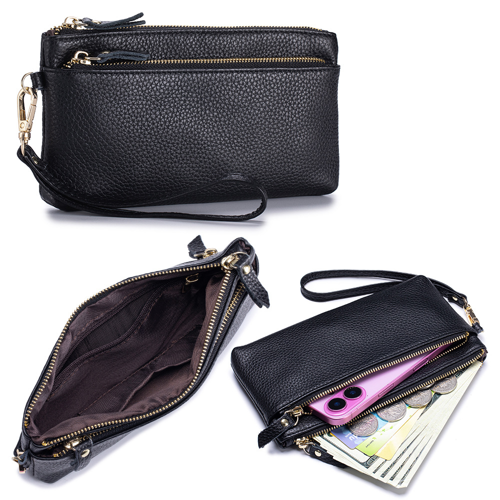 2026 Yumuşak Hakiki Deri Uzun  - Wristlet Wallet Zipper incelemesi ve fiyatı
