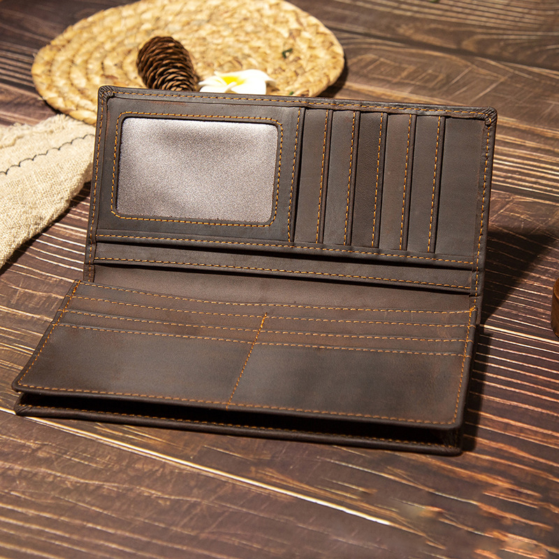 Erkek Hakiki Deri Uzun Cüzdan  - Wristlet Wallet Zipper incelemesi ve fiyatı