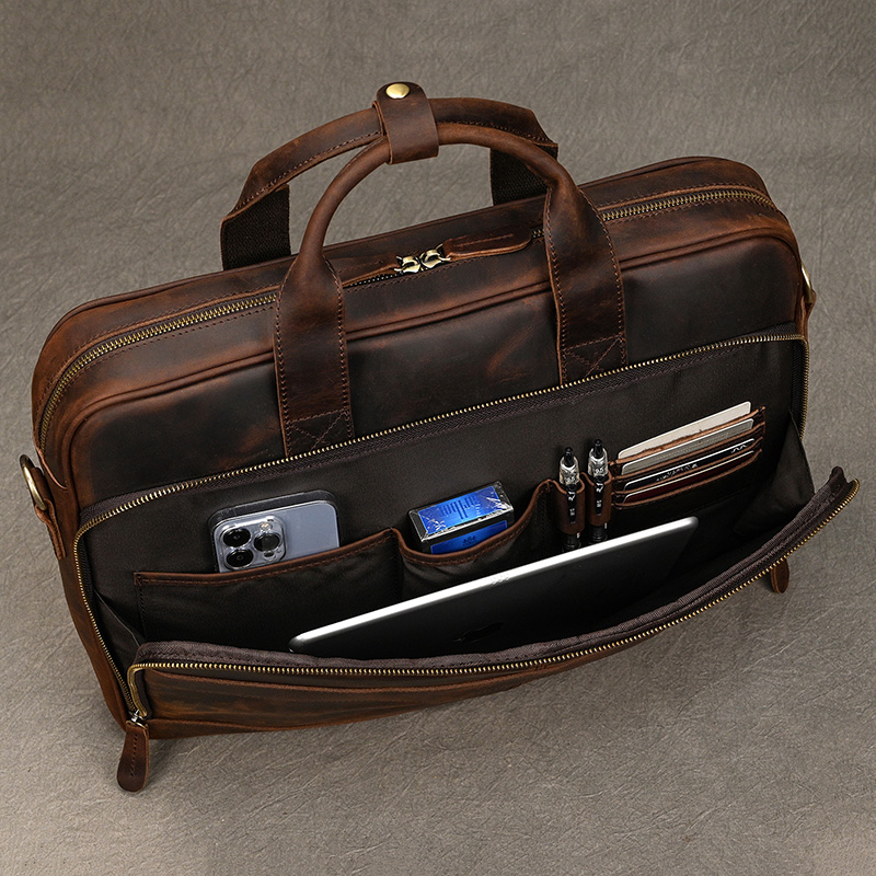 Çılgın At Hakiki Deri Erkek Ev - Laptop Bag Leather 15 incelemesi ve fiyatı