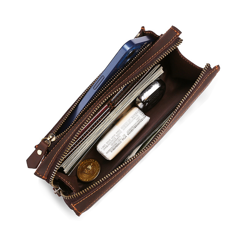 Erkek Debriyaj Çantaları Uzun  - Wristlet Wallet Zipper incelemesi ve fiyatı