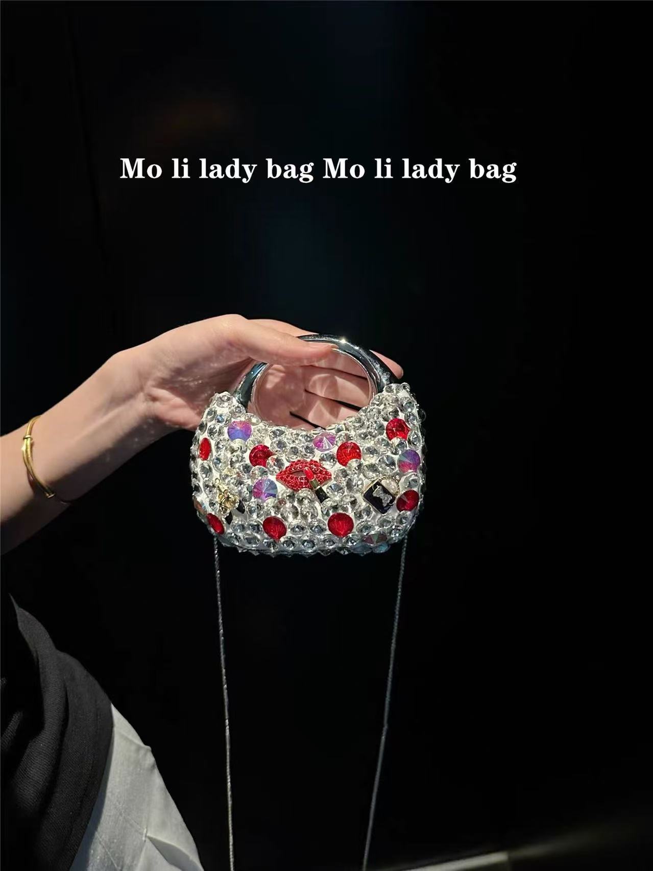 Parıltılı Akrilik Mini Çanta K - Mini Bag Evening Clutch incelemesi ve fiyatı
