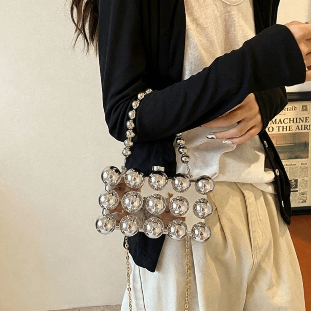 Akrilik Kutu Çanta Parlak Kapl - Mini Bag Evening Clutch incelemesi ve fiyatı