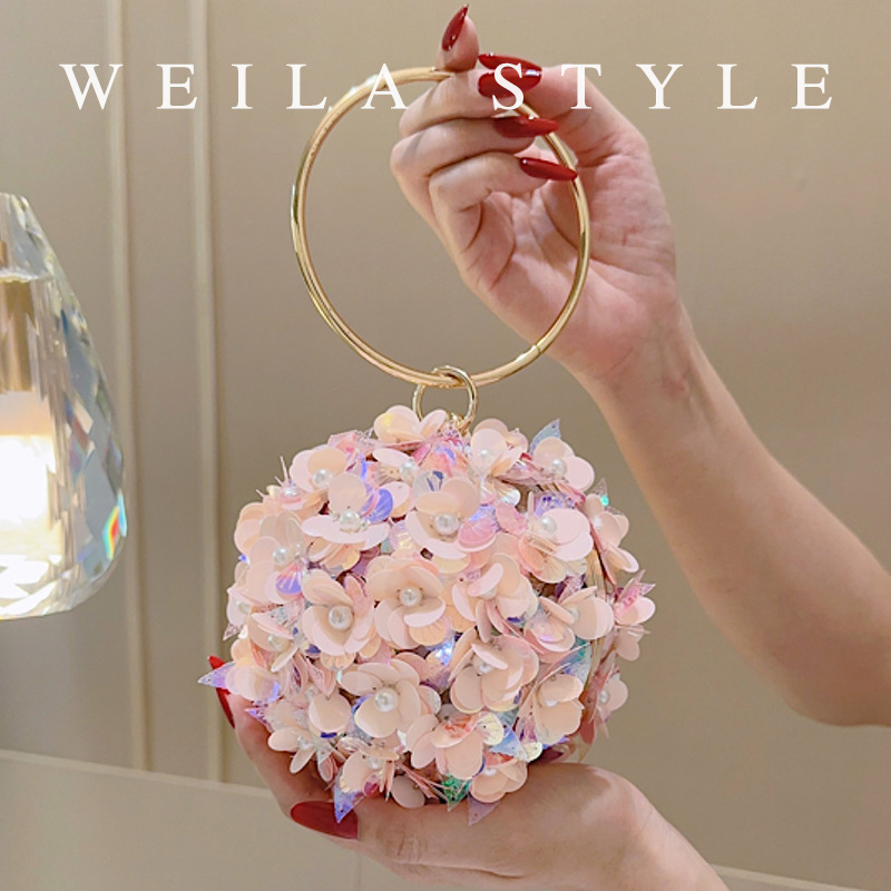 Mini Payet Çiçekli Gece Çantas - Mini Bag Evening Clutch incelemesi ve fiyatı