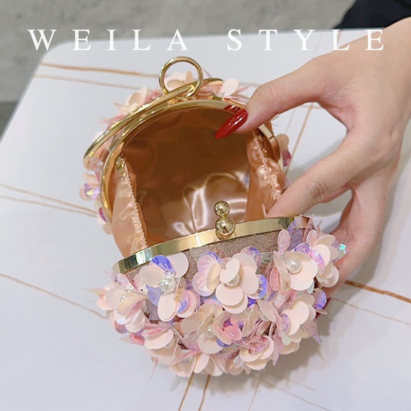 Mini Payet Çiçekli Gece Çantas - Mini Bag Evening Clutch incelemesi ve fiyatı
