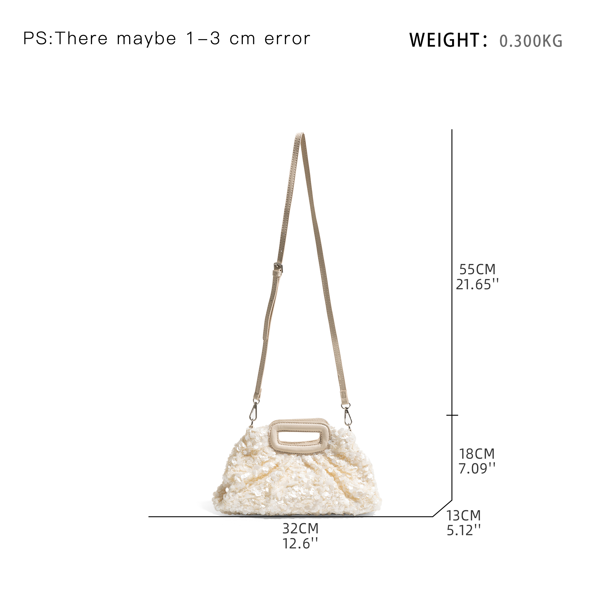 CKKUI Işıltılı Payetli Üstten  - Mini Bag Evening Clutch incelemesi ve fiyatı