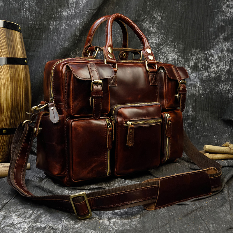 Erkek hakiki deri evrak çantas - Laptop Bag Leather 15 incelemesi ve fiyatı