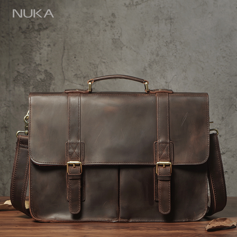 NUKA erkek Yönetici Evrak Çant - Laptop Bag Leather 15 incelemesi ve fiyatı