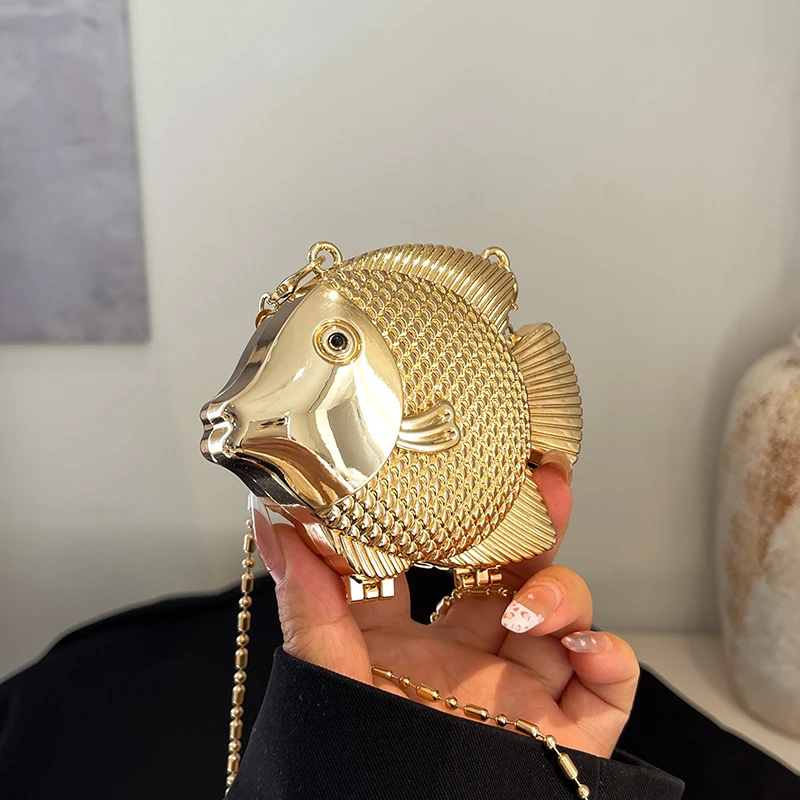 Sevimli Küçük Balık Şekli Meta - Mini Bag Evening Clutch incelemesi ve fiyatı