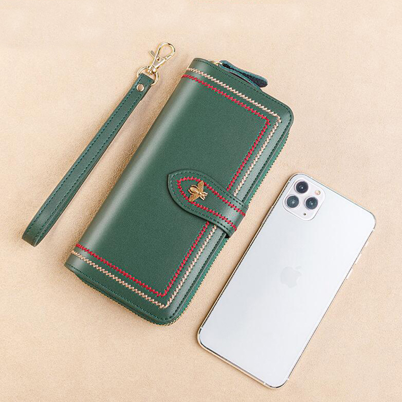 Hakiki Deri Cüzdan Kadın Debri - Wristlet Wallet Zipper incelemesi ve fiyatı